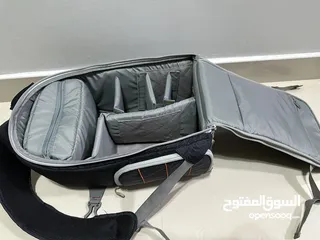  2 حقيبة ظهر لمعدات تصوير back bag