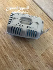  1 قفص قطط كبير + لعبتين للقطط هدية