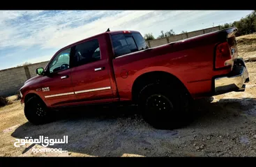  5 DODGE RAM 1500 BIGHORN 2015 CLEAN TITLE DIESEL   دودج رام 2015  ديزل كلين فحص  دفع رباعي 4×4 كامل