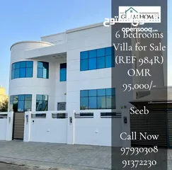  1 6 Bedrooms Villa for Sale in Seeb REF:984R
