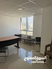  3 مكاتب فارغة للايجار في الارسال قرب  برج فلسطين