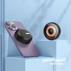  7 Hoco CW57 Air-Cooled 15w شاحن و قطعة تبريد لجميع اجهزة الايفون شجن لاسلكي و تبريد هوائي للايفونات