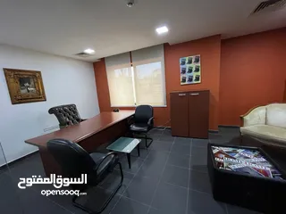  13 OFFICE SPACE- BUSINESS CENTER FOR RENT/مساحات مكتبية - مركز تجاري للإيجار