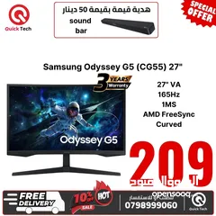  1 شاشة سامسونج 27 انش 165 هيرتز