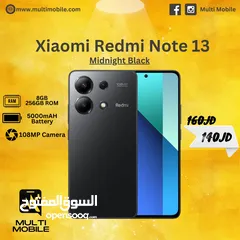  1 هاتف Xiaomi Redmi note 13 (جديد)