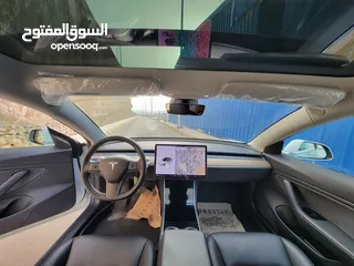  17 TESLA MODEL 3 2019 MID RANGE  تيسلا موديل ثري ميد رينج مميزه بحالة ممتازه