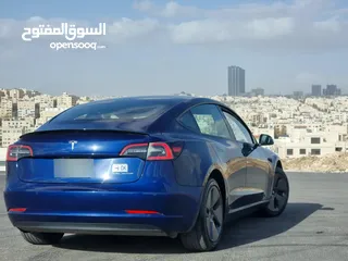  6 TESLA MODEL 3 LONGRANGE DUALMOTOR 2022 جمرك جديد فحص كامل بحالة الوكاله