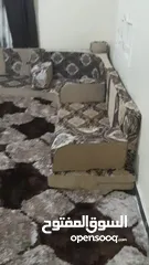  7 جلسه عربيه لصالون او غرفه ضيوف خمسه بأربعه لون بني ملوكي