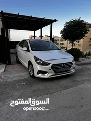  1 هونداي أكسنت 2019(استعمال ربة منزل) وارد أمريكي نظيفة جداً