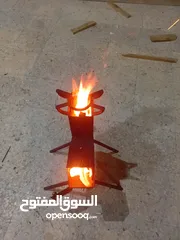  8 موقد حطب للتخييم جديد تفصيل