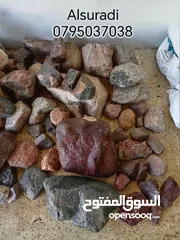  3 رمل سيلكا  توف بركاني  كوارتز  كسر رخام احجار وصخور مميزه سكيب احواض سمك
