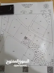  1 ارض سكني مساحة 501م للبيع  خريبة السوق قرية نافع راس الربطة