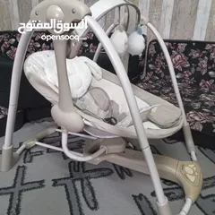  1 كرسي أطفال هزاز كهربائي