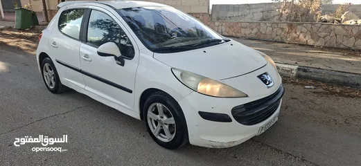  14 بيجو 207موديل 2009_اتومتيك _ماتور 1600-بنزين اصل برايفت _فحص الف صلاة النبي نظيفة من الاخر