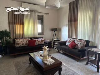  5 طقم كنب تركي بحاله ممتازه  طاولة سفره + 8 كراسي بتفتح الى 220سم  بوفيه زان  طاولو وسط زان  مزنون زان
