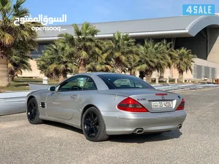  4 مرسيدس SL 500 موديل 2002 بحاله ممتازه