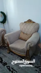  3 كنب  خشب زان ثقيل استخدام سنة