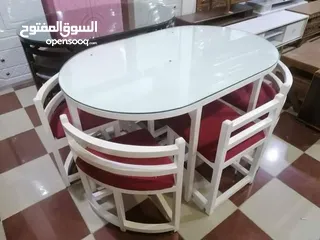  2 ميز طعام خشب