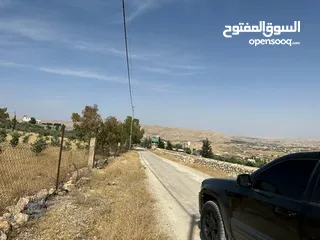  4 ارض 3400م2 للبيع في صروت حوض المرح الأصفر إطلالة مميزة حولها مزارع