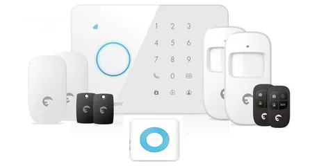  3 جهاز انذار Security Alaram System لحماية فائقة ويرلس بدون اسلاك الريموت كنترول يقوم بالتحكم في فتح أ