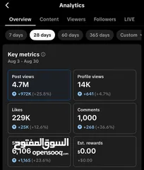  2 حساب تيك توك