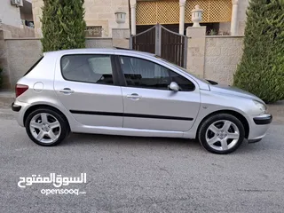  6 بيجو 307 فل مع فتحه