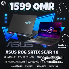  1 Asus Rog Strix Scar 18 RTX 4090 , i9 14900Hx Gaming - لابتوب جيمينج من اسوس !