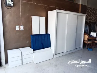  25 غرفه نوم كامله مع الفرشه وملحق وبنش قدام التخت جديد