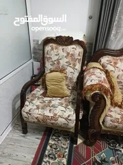  3 طقم كنب 7 مقاعد ( ثلاثية + ثنائيه + 2 مفرد )