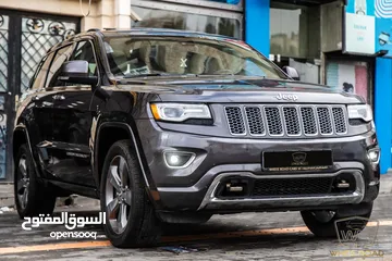  3 Jeep Grand Cherokee Limited 2014  Over land body kit   السيارة بحالة ممتازة جدا