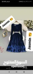  1 فستان مخمل تقيل اخر قطع42/46 150 واصل القدس والضفه