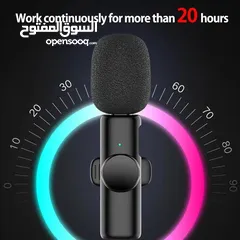 6 مايكروفون تسجيل على الهاتف wireless microphone K11