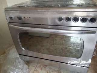  2 غاز نوعيه الايطالي الاصلي خمس عيون ستانلس ستيل في حاله جيده