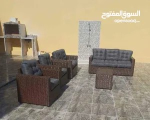  3 انتبه السعر حرق و لفترة محدودة  طقم راتان 5 مقاعد 115 د شامل توصيل لعمان وزرقا