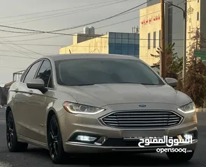  2 فورد فيوجن موديل 2017 لون شمباني كلين