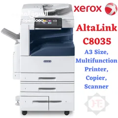  1 طابعة زيروكس C8035 ملونة ديجيتال بجودة طباعة عالية جداً مستعملة