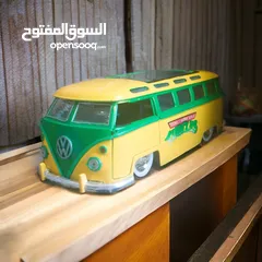  3 Jada 1962 Volkswagen Bus Nickelodeon مجسم ،مجسمات ،سيارات ،