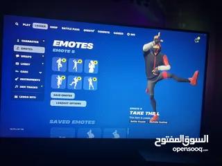  1 للبيع حساب فورت نايت ايكونك + ترافيس سكوت+ سيزن3 كامل + بيكاكس الهلوين يربط سوني