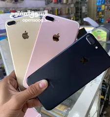  1 متوفر ايفونات 7 بلس اصلي جيجا 32 و 64 بطاريات مشكل متوفر توصيل وهدية كفر ولزقه وشاحن الاصلي