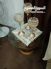  5 طقم كنب خشب زان حفر مع طربيزات السعر قابل للتفاوض