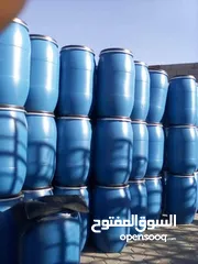  1 براميل بلاستيك عدد 120 برميل قياس 160لتر بغطاء وقفل نظاف وكاله