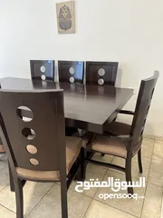  13 طاولة 8 كراسي تفصيل محلي خشب زان
