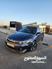  7 كيا اوبتما 2018 هايبرد اعلى اضافات جميع الضافات بلوراما جلد بحالة الشركة