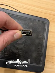  4 مروحه للاب توب وال بلايستيشن +ادابتر مخارج