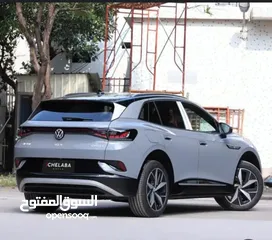  6 فولكس فاجن ID4 مديل 2024 التوصيل الي المطار / الجسر / وجميع المحافظات  او استأجر السياره مع الكابتن