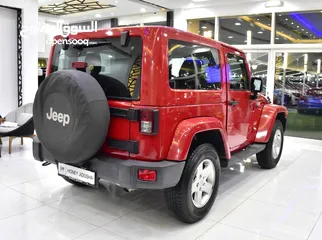  13 Jeep Wrangler Sahara ( 2014 Model ) in Red Color GCC Specs