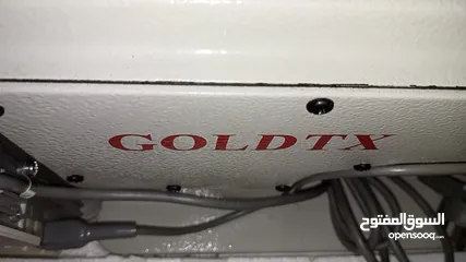  1 ماكينة خياطة Goldtex (jaki) لساتها بكرتنوتنها جديدة لسا مش مشبكة عليها لوحة