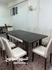  4 طاوله طعام ثمان اشخاص