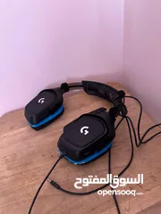  6 سماعة لوجيتك g432 logitech اصلية بحالة ممتازة جدا صوت نقي ومرتب 7.1 مع جميع المميزات وخامة ممتازة جد