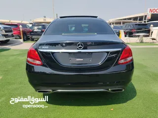  4 Mersdese Benz C300 model 2017 full option banuramic